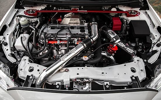 “Evo X Engine Bay” Photographic Prints by MikeKuhnRacing | Redbubble