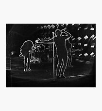 Stell dir Drachen B & W vor Fotodruck