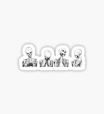 Skeleton Friends Sticker