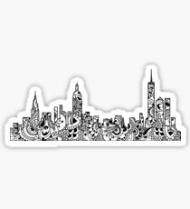 NYC Mandala Skyline Sticker