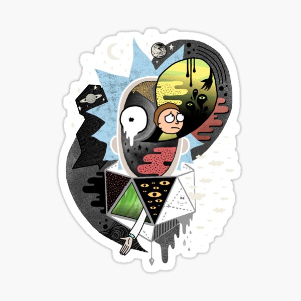 Rick Polarity Sticker