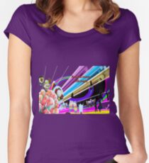 Family Dinner and Fun time Women's Fitted Scoop T-Shirt