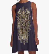 Life is Golden A-Line Dress