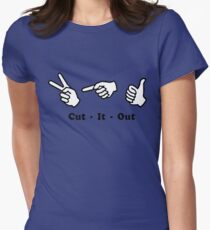 Cut It Out Women's Fitted T-Shirt