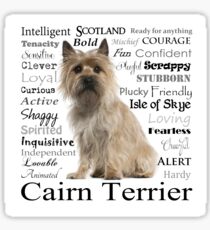 Cairn Terrier Traits Sticker