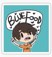 BLUE FOOD Sticker