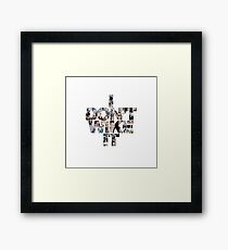 I don't wike it - Chris Evans Framed Print