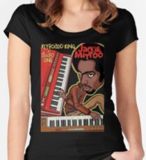 Jackie Mittoo The Keyboard King Women's Fitted Scoop T-Shirt