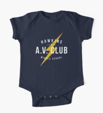 Body de manga corta Hawkins AV Club (aspecto envejecido)