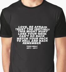 Teen Wolf 2011 - 2017 Graphic T-Shirt