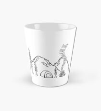 Taza cónica Las montañas están llamando