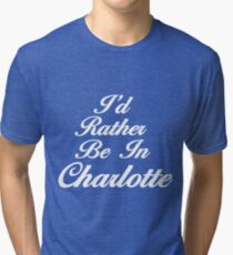 Charlotte Flair/North Carolina. wrestling Tri-blend T-Shirt