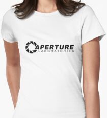 Portal 2: Aperture Science Logo Women's Fitted T-Shirt