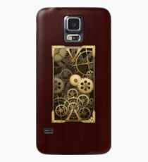 Steampunk cover wood and brass gears Case/Skin for Samsung Galaxy