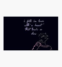 Blue - Troye Sivan Photographic Print