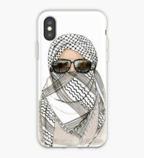 Woman in Keffiyeh iPhone Case