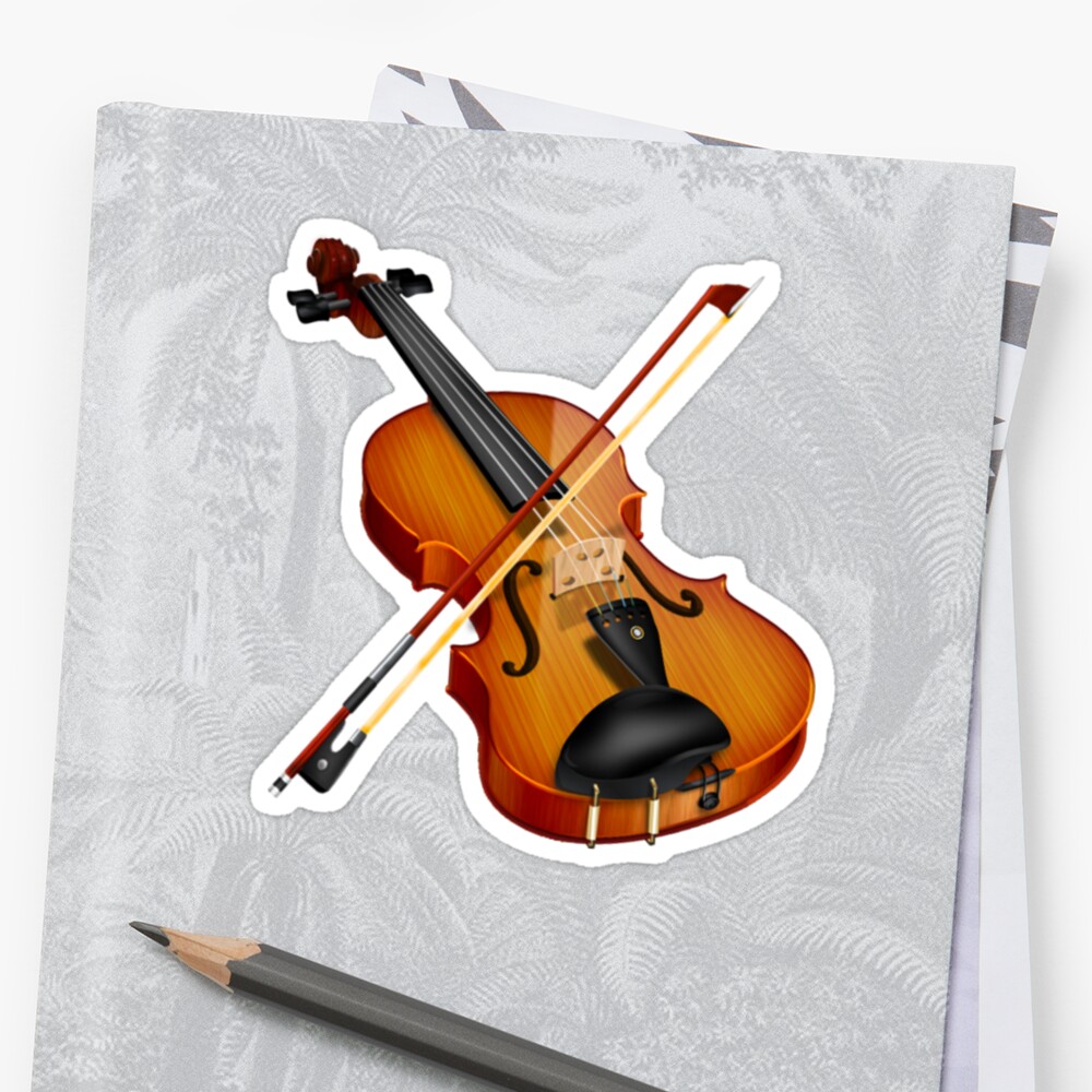 violin sticker