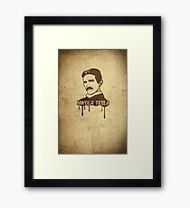 Nikola Tesla Framed Print