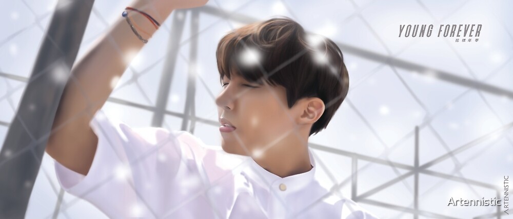 "BTS - J-Hope [Young Forever] FANART / PAINTING" by 