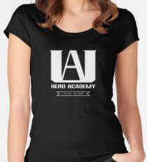 UA High Plus Ultra-Logo - (Mein Held Academia, Boku no Hero Academia, BNHA) Tailliertes Rundhals-Shirt