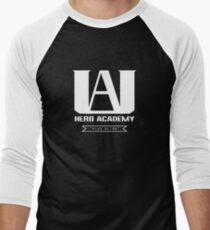 U.A. High Plus Ultra logo - (My Hero Academia, Boku no Hero Academia, BNHA) Men's Baseball ¾ T-Shirt