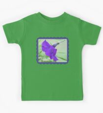A Purple Petunia on the Porch Kids Tee