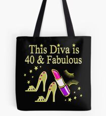 GOLD SPARKLING FABULOUS 40TH DESIGN Tote Bag