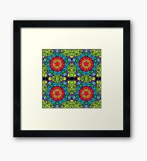 Psychedelic LSD Trip Ornament 0013 Framed Print