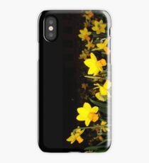 daffs.on.blk iPhone Case
