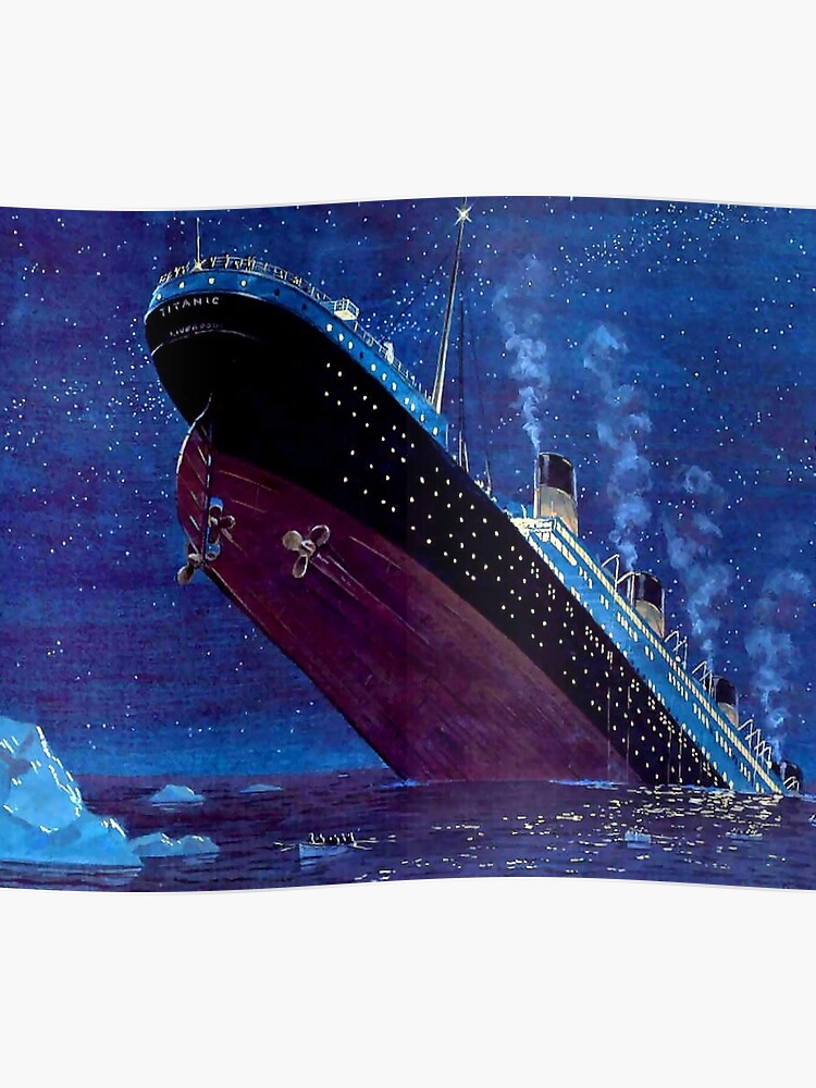 Titanic Sinking Poster