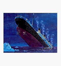 Titanic Sinking Photographic Print