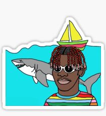 LIL YACHTY / LIL BOAT - HAPPY DRAWING Sticker