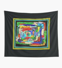 "Concentrification" Transparent Overlay Wall Tapestry