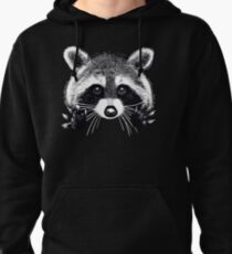 Little raccoon buddy Pullover Hoodie
