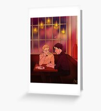 I'm glad you're alive, you idiot. Greeting Card
