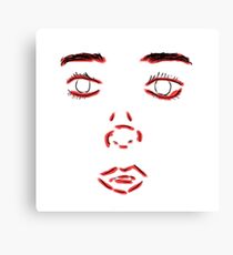 cute and kinda aesthetic unfinished sketch Canvas Print