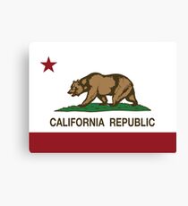 California Republic Flag Canvas Print