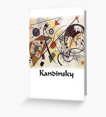Kandinsky - Transverse Lines Greeting Card