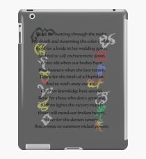 Shadowhunters Nursery Rhyme iPad Case/Skin