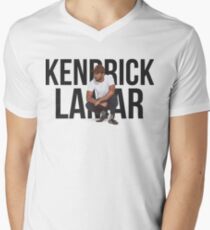 Kendrick Lamar - Text Portrait Men's V-Neck T-Shirt