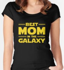 Best Mom in The Galaxy Women's Fitted Scoop T-Shirt