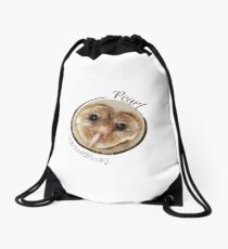 Pearl the Barn Owl Drawstring Bag