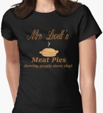 Sweeney Todd - Mrs. Lovett's Meat Pies Women's Fitted T-Shirt
