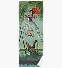 Haunted Mansion Tightrope Girl Poster