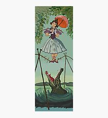 Haunted Mansion Tightrope Girl Photographic Print