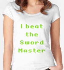 I beat the sword master Women's Fitted Scoop T-Shirt