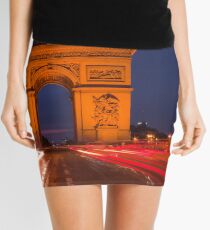 Traffic at Arc de Tiromphe Mini Skirt