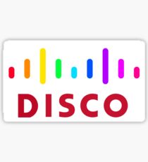 Disco (Cisco Parody) Sticker