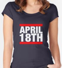 Jim Jefferies April 18th Shirt Women's Fitted Scoop T-Shirt
