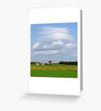 Impending storm-Hokkaido, Japan Greeting Card